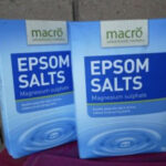 A packet of epsom salts for daylilies